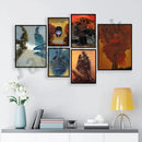 GobekUsa Beksinski Surreal Art Poster - Gothic Wall Art Canvas Print