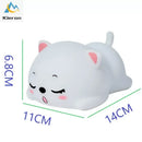 GobekUsa Cat Silicone LED Night Light with Remote Control