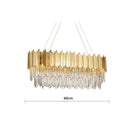 GobekUsa Crystal Gold Chandeliers: Modern Luxury for Villa Living Room - Nordic Design