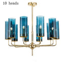 GobekUsa Glass Chandelier: Elegant Nordic Design Hanging Lamp for Kitchen Island, Restaurant, and Home