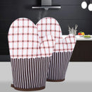 GobekUsa Heat-Resistant Microwave Gloves for Kitchen Baking Barbecue and Oven