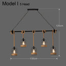 GobekUsa Industrial Rustic Pendant Lights Indoor Lamp for Living Dining Room Home Décor