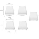 GobekUsa Clear Glass Water Cup Coffee Mug Juice Drink Bottle Kitchen Tableware