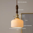 GobekUsa Ceramic LED Pendant Light Nordic Modern Hanging Lamp for Home Decor