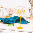 GobekUsa Hand Painted Glass Goblet: Creative Red Wine Glasses Cup for Wedding Party