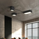 GobekUsa Black Nordic LED Ceiling Lights Chandeliers for Modern Living Room Decoration