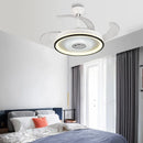 GobekUsa Crystal Chandelier LED Ceiling Fan with Remote Control Switch