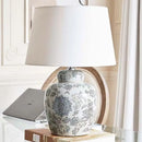 GobekUsa Ceramic Desk Lamp | Bedroom, living room Side Decoration | New Chinese Bedside Table Lamp