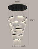 GobekUsa Elegant LED Ceiling Chandelier for Modern Bedroom and Dining Room