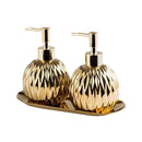 GobekUsa Ceramic Liquid Soap Dispenser Set 400 ML