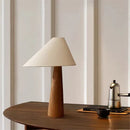 GobekUsa Japanese Wooden Tapered Floor Lamp for Bedroom Hotel Living Room Sofas