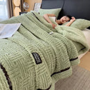 GobekUsa Cozy Fluffy Fleece Blanket for Autumn Winter, Soft Warm Maternal Child Bed Sofa Cover