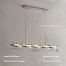 GobekUsa Crystal Chandelier Pendant Light - Dimmable Modern Luxury LED Chrome Luminaria