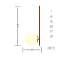 GobekUsa Glass Ball LED Pendant Light for Modern Living Spaces