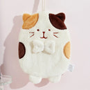 GobekUsa Cute Cat Hand Towel: Thick Quick Dry Kitchen & Bathroom Terry Towel