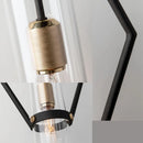 GobekUsa Clear Glass E27 Bulb Pendant Lights for Dining Room, Kitchen, Bedroom