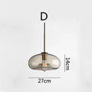 GobekUsa Glass Chandelier: Nordic Minimalist, Net Red Design for Restaurant, Bar, Cafe, Clothing Store.