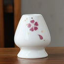 GobekUsa Ceramic Matcha Whisk Holder Stand for Tea Ceremony and Dining Room