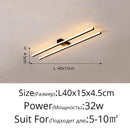 GobekUsa LED Strip Chandelier Modern Creative Ceiling Lamp for Aisle Corridor Balcony Lighting