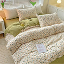 GobekUsa Double-Layer Yarn Printed Cotton Quilt Cover Set - Queen/King/Double/Single Bed