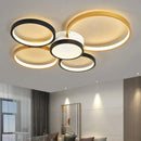 GobekUsa LED Ceiling Chandelier Remote Control Living Room Bedroom Kitchen Lamp White