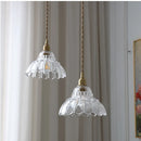 GobekUsa Glass LED Pendant Lamp Modern Copper Socket Hanging Light