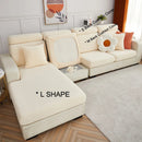 GobekUsa Jacquard L Sofa Seat Cover Protector: Stretchable, Washable, Thick Slipcovers