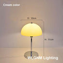 GobekUsa Bauhaus Mushroom Table Lamp, Modern Acrylic LED Night Light