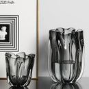 GobekUsa Glass Vase Hydroponics Desk Decoration Floral Arrangement Room Decor