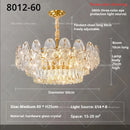 GobekUsa Crystal Rose Chandelier for Living Room Dining Bedroom 2024 French Light Luxury