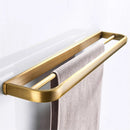 GobekUsa Antique Bronze Bathroom Accessory Set: Shelf, Towel Rack, Holder, Brush, Hanger, Hook
