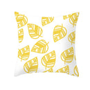 GobekUsa Autumn Maple Leaves Pillow Cases Short Plush Cushion Cover Sofa Pillowslip