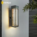 GobekUsa Crystal Bubble Glass Wall Lamp 11W LED Outdoor Sconce IP65 Garden Light