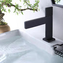 GobekUsa Brushed Gold Brass Bathroom Basin Faucet Single Handle Cold Hot Water Sink Tap