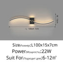 GobekUsa LED Wall Lamp: Modern Long Line Design for Living Room, Bedroom, Hallway, Indoor Lighting