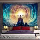 GobekUsa Angel Devil Hell Witchcraft Hippie Psychedelic Halloween Dorm Tapestry
