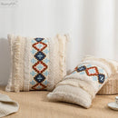 GobekUsa Geometric Embroidered Cushion Cover - 45x45cm/30x50cm - Ethnical Pattern