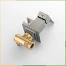 GobekUsa Bidet Faucet Shower Mixer: Cold Hot Water Tap, Brass, Square Sprayer Head