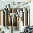 GobekUsa 13-Piece Silicone Kitchen Utensil Set with Storage Box - Non-Stick Cooking Tools and Measuring Spoons