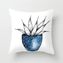 GobekUsa Geometric Heart Round Cushion Cover for Home Decor