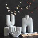 GobekUsa Geometric Ceramic Vase | Irregular Ornaments | Room Decoration Accessories