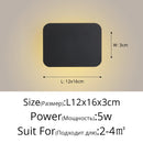 GobekUsa LED Round Touch Wall Lamps for Bedroom & Aisle Decor