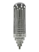 GobekUsa Crystal Chandelier: Modern Nordic LED Pendant Light for Kitchen Living Room Staircase