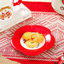 GobekUsa Christmas Ceramic Santa Tea Set with Spoon, Festive Coffee Cup & Saucer