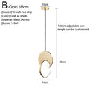 GobekUsa Gold Nordic Pendant Lights Indoor Kitchen Dining Room Home Decor