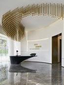 GobekUsa LED Chandelier: Custom Hotel Lobby Lighting Solution