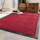 GobekUsa Large Rubber Indoor Outdoor Doormat | Durable Shoe Scraper Mat