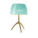 GobekUsa Glass Shade Table Lamp: Designer Tripod Desk Light for Bedroom