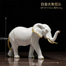 GobekUsa Elephant Resin Sculpture: Luxury Animal Statue for Home & Office Decor