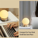 GobekUsa Glass USB Bedside Lamp Warm Light for Bedroom Decor